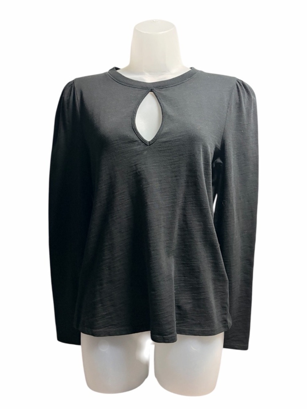 NEW NATION LTD. DANIA TEE WITH KEYHOLE SMALL BLACK